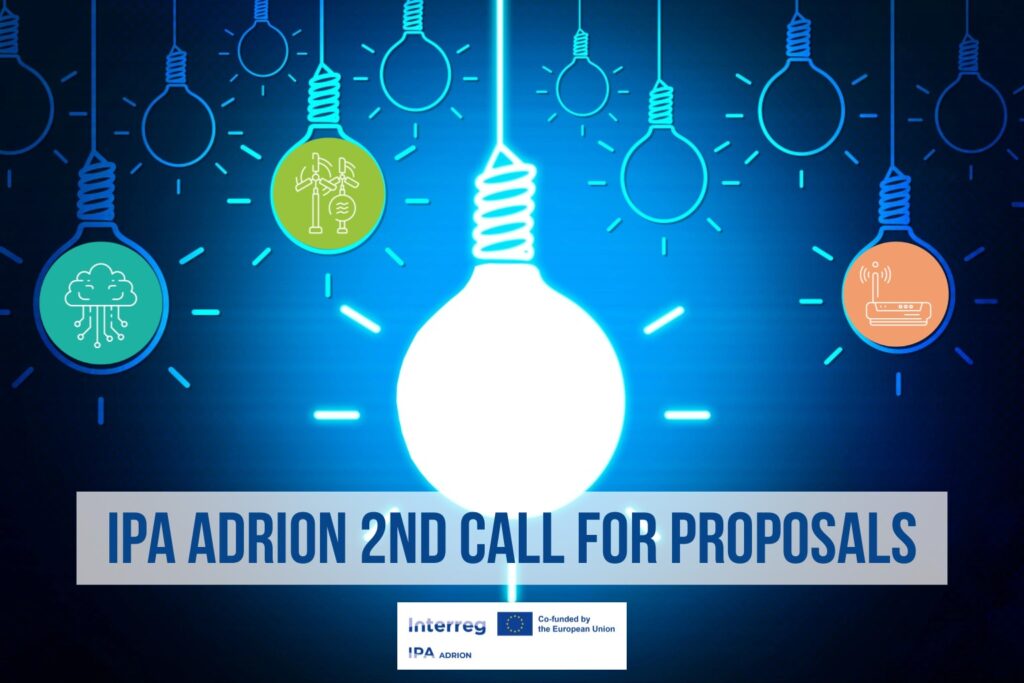 Program transnacionalne suradnje Interreg IPA Adrion 2021. – 2027. - 2. poziv na dostavu projektnih prijedloga