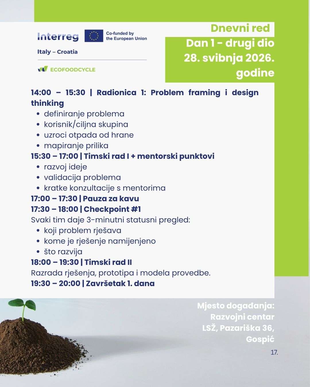 Otvorene prijave za ECOFOODCYCLE FOODSHIFT Hackathon 2026 - 