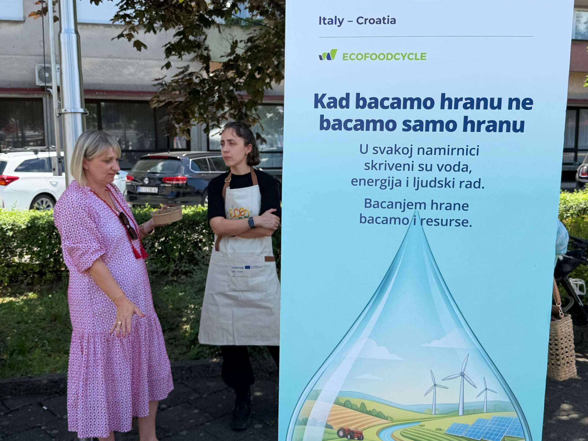 Ništa se ne baca: Na početku ECOFOODCYCLE tjedna Katarina Vrenc naučila gospićane kako od ostataka hrane složiti izvrstan obrok - 