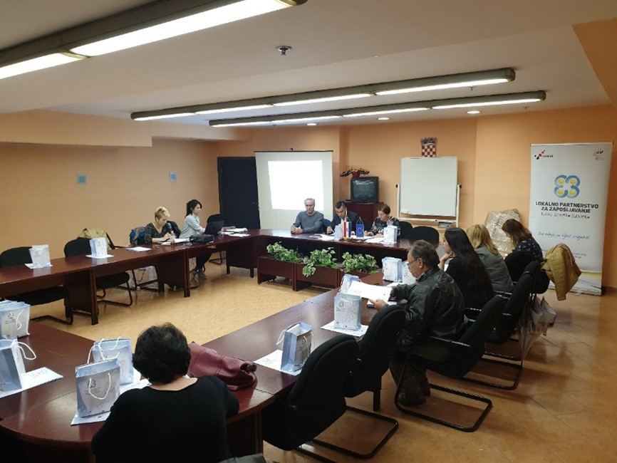 Održan drugi sastanak članova Lokalnog partnerstva za zapošljavanje Ličko-senjske županije