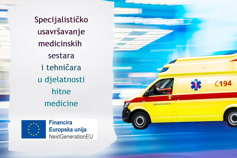 Specijalističko usavršavanje medicinskih sestara i tehničara u djelatnosti hitne medicine Opće bolnice Gospić
