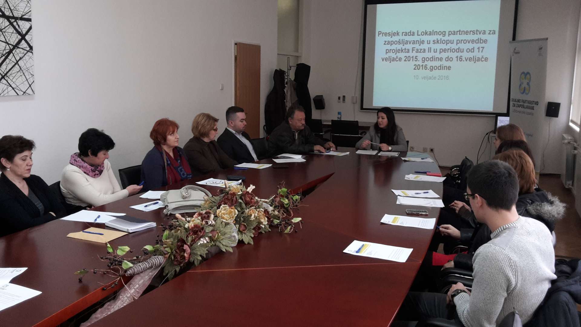 Presjek rada Lokalnog partnerstva za zapošljavanje Ličko-senjske županije u sklopu provedbe projekta - 