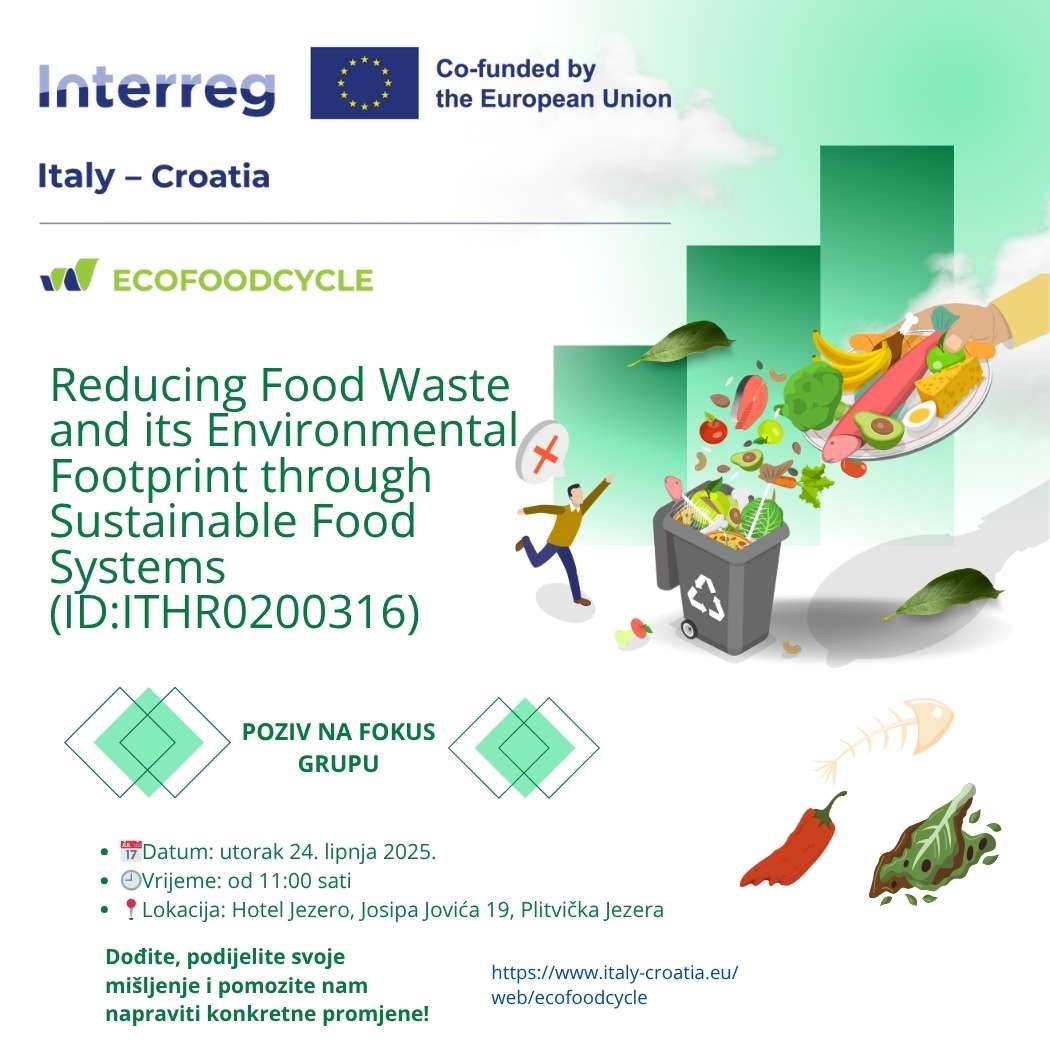 Poziv na Fokus grupu – projekt ECOFOODCYCLE - 