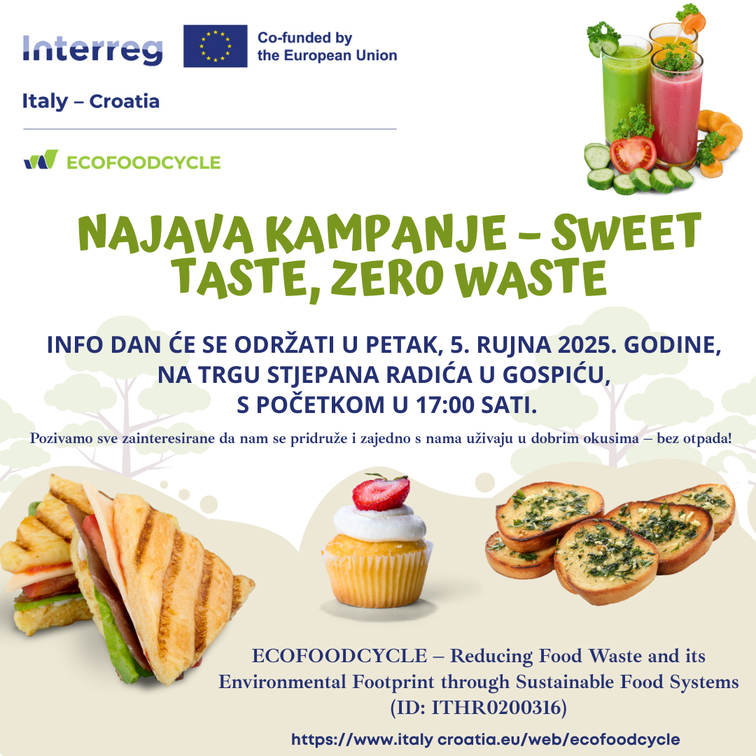NAJAVA KAMPANJE – SWEET TASTE, ZERO WASTE - 