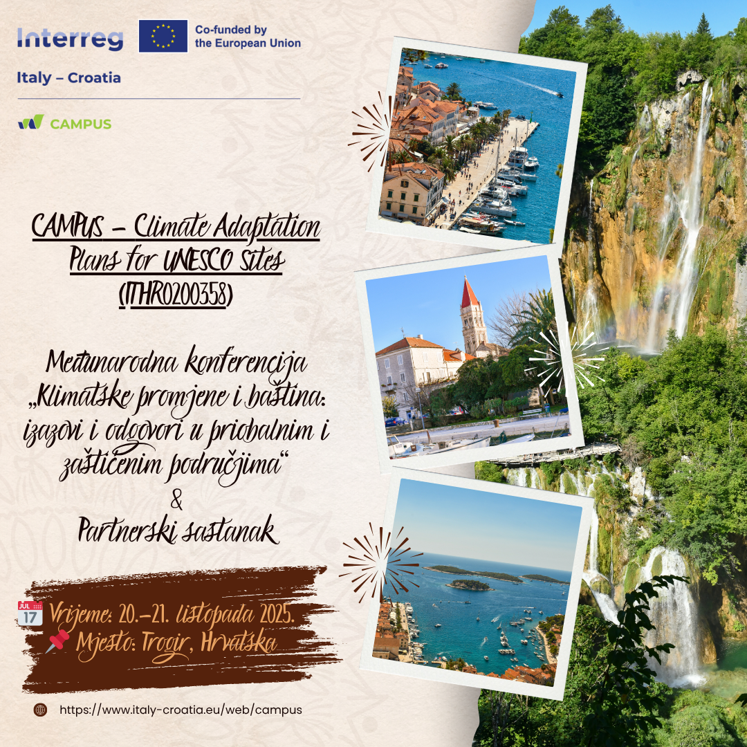 CAMPUS Partnerski sastanak u Trogiru – zajedničkim koracima prema očuvanju baštine i klime - 