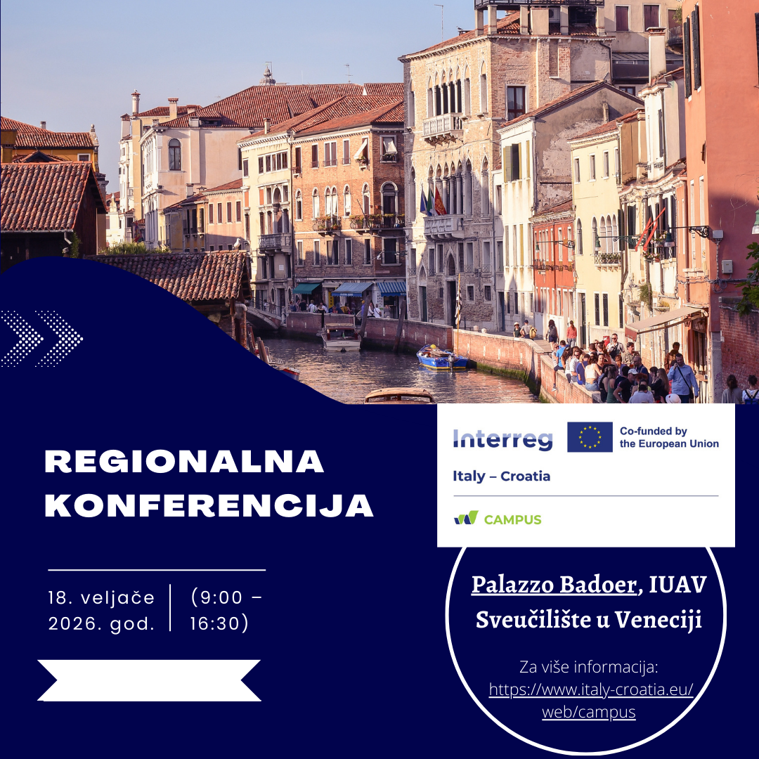 Najava Regionalne konferencije projekta CAMPUS u Veneciji - 