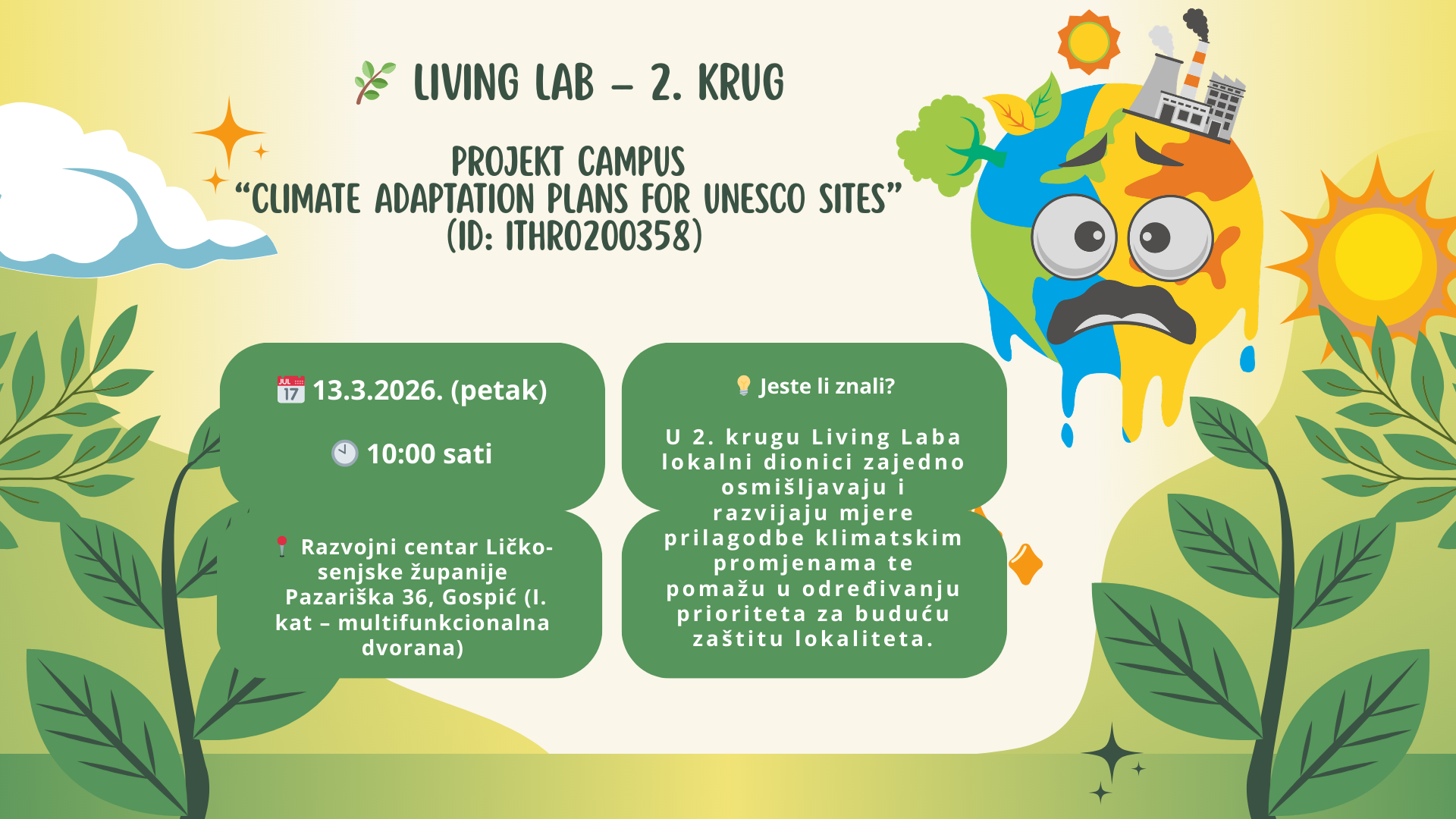 Poziv na sudjelovanje u 2. krugu Living Laba – projekt CAMPUS - 