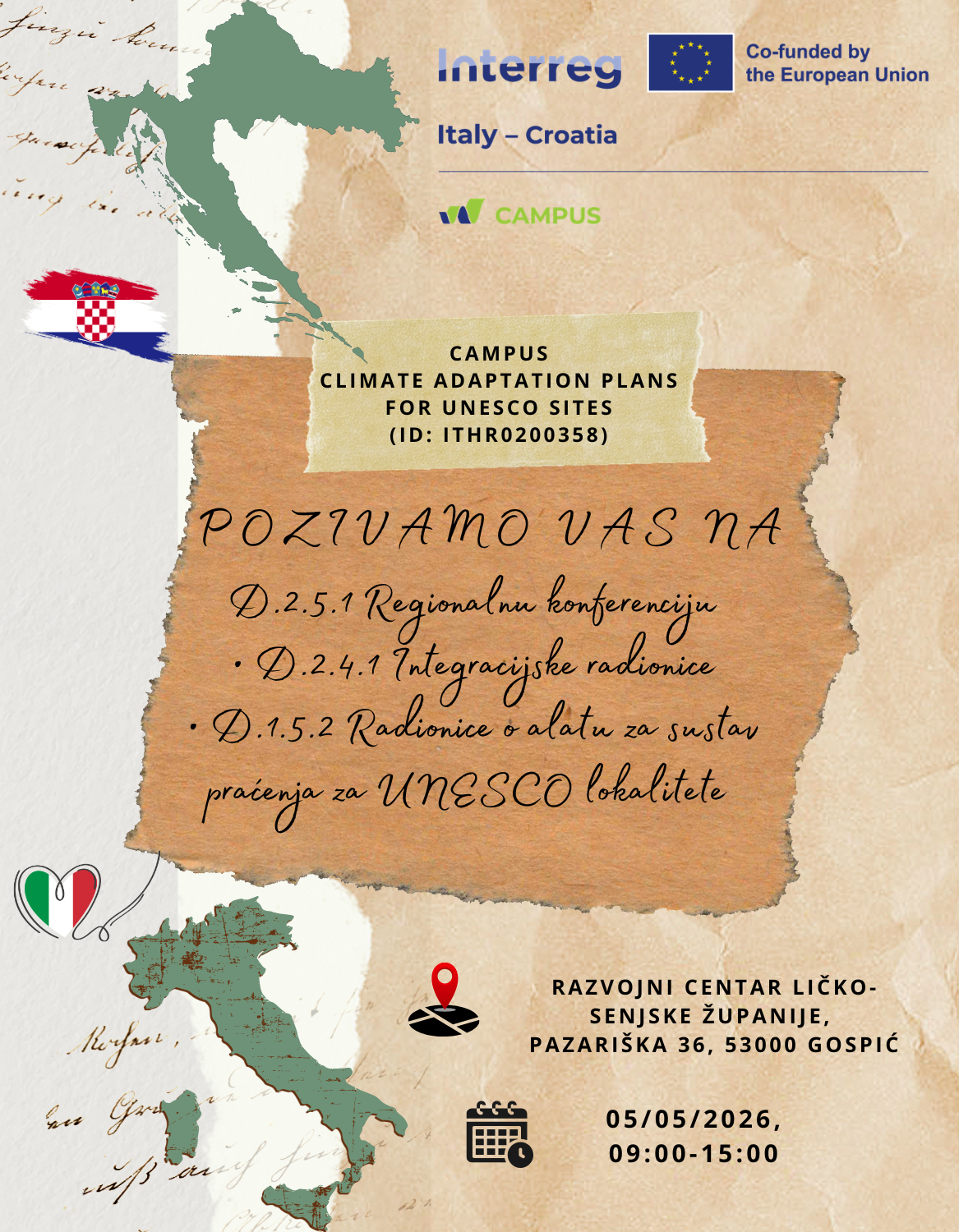 Pridružite se CAMPUS Regionalnoj konferenciji i radionicama u Gospiću - 