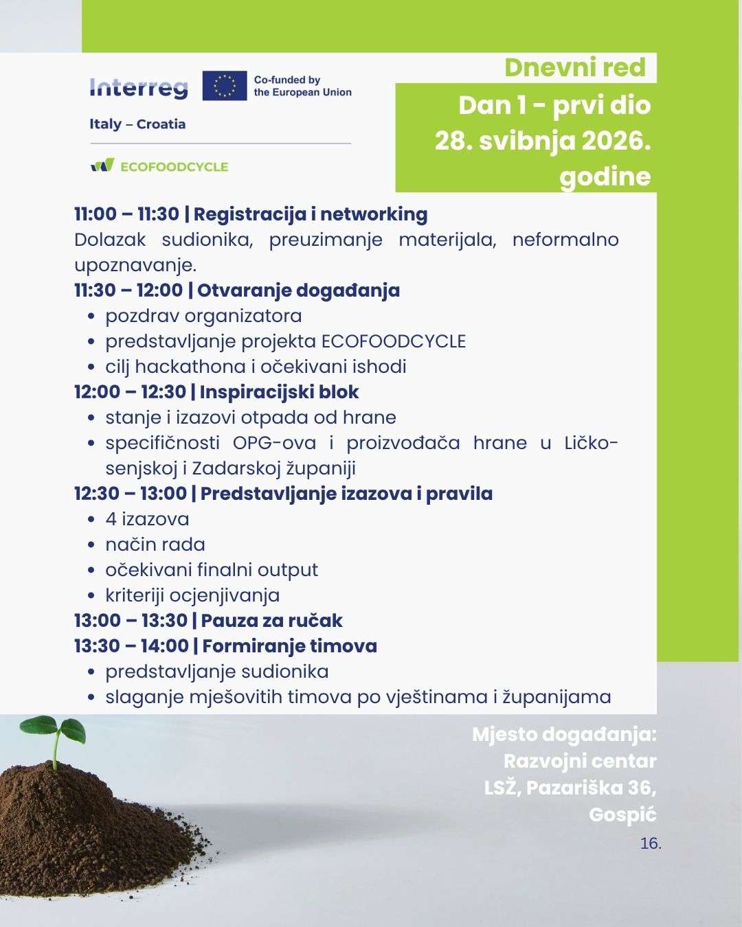 Otvorene prijave za ECOFOODCYCLE FOODSHIFT Hackathon 2026 - 